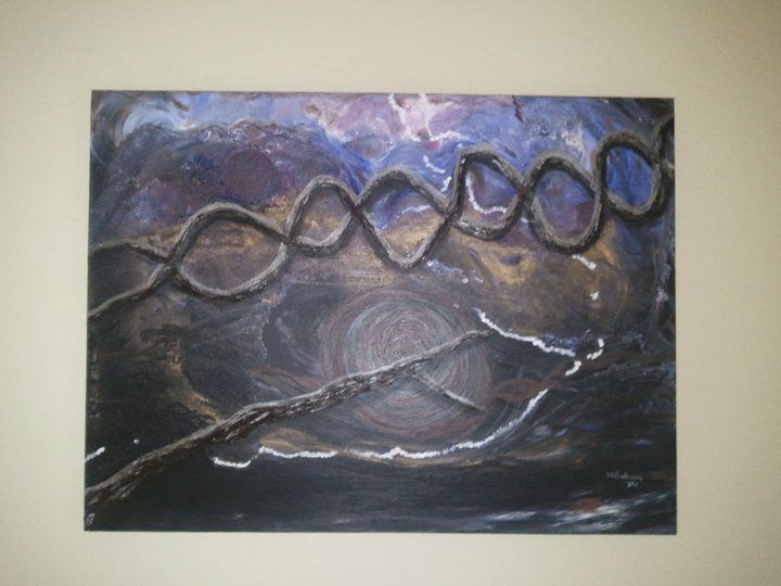 Painting titled "infinite bliss" by Wilhelmina Mckittrick, Original Art,