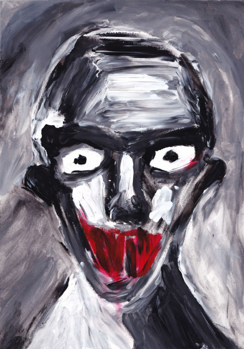 Картина под названием "Alyosha" - Wilhelm Nosferatu, Подлинное произведение искусства, Акрил