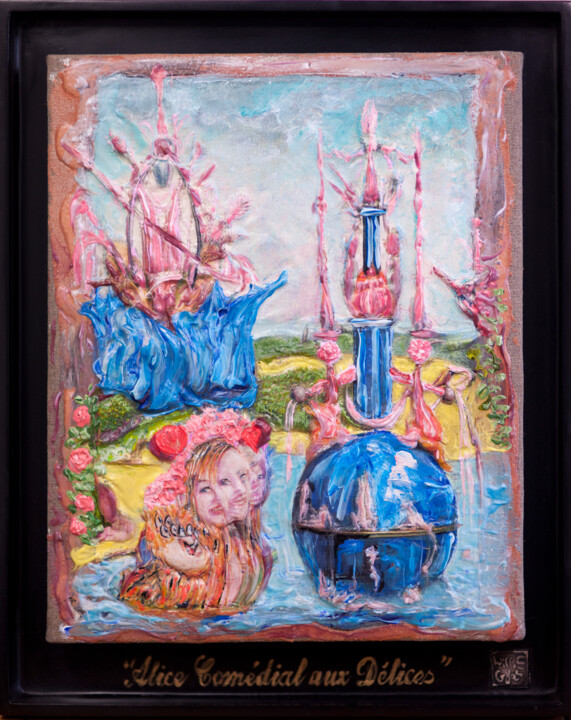 Peinture intitulée "Alice Comédial" par Will Guérin, Œuvre d'art originale, Acrylique Monté sur Châssis en bois