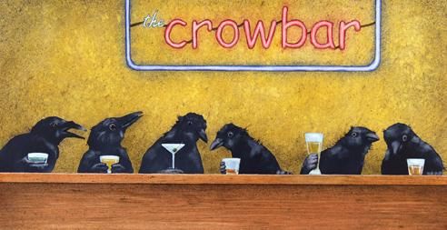 Painting titled ""crowbar" canvas pr…" by Will Bullas, Original Artwork