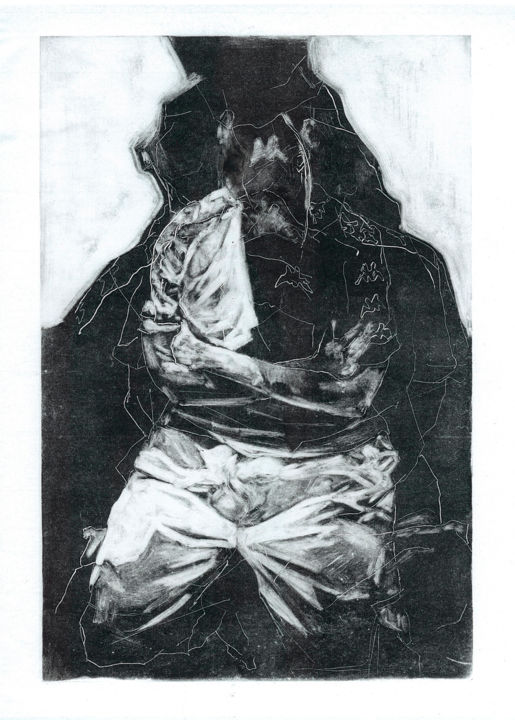 Drawing titled "monotype 2" by William Chajin, Original Artwork