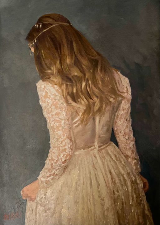 Peinture intitulée "Follow Me, My Love" par William Oxer F.R.S.A., Œuvre d'art originale, Huile