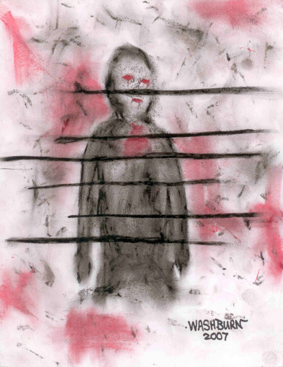 Painting titled "Heart Prison  #1710…" by William Washburn, Original Artwork