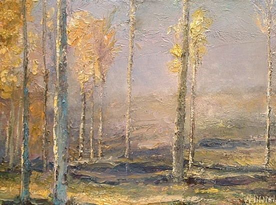 Painting titled "Morning light" by William Dunn, Original Artwork, Oil