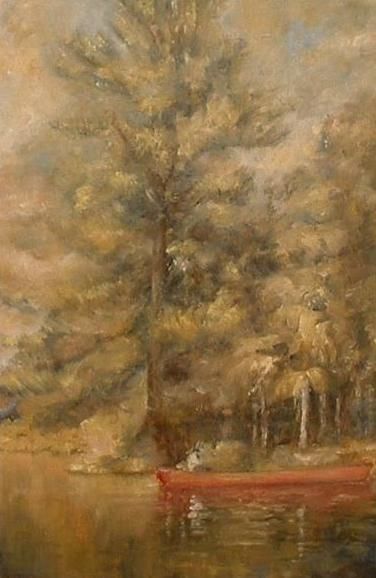 "Big pine canoe" başlıklı Tablo William Dunn tarafından, Orijinal sanat