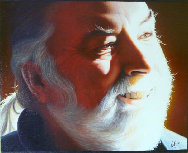 Painting titled "My Father" by William Johns, Original Artwork