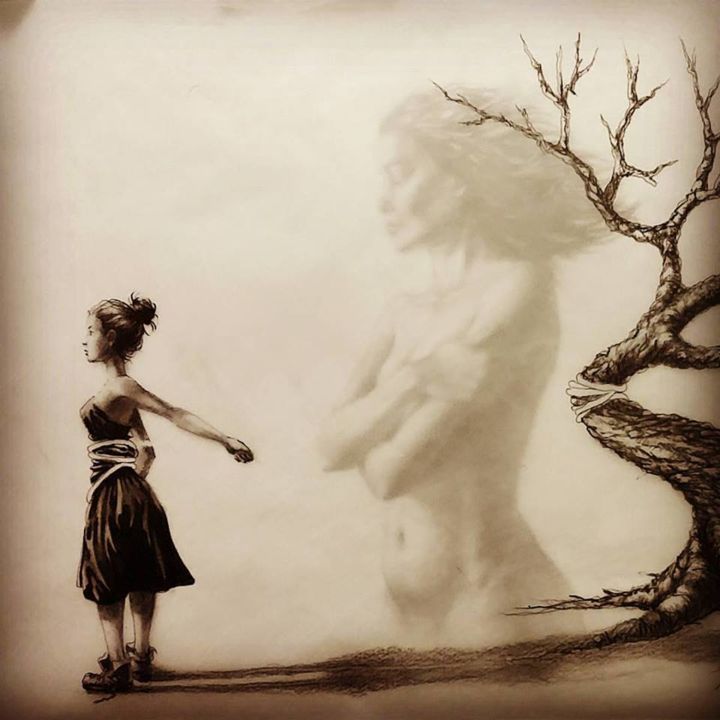 Drawing titled "work in progress" by William Johns, Original Art,