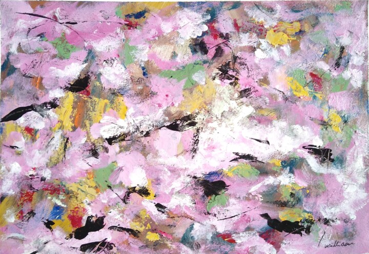 Pintura intitulada "Sem título" por Wiliam Jones Araujo Mota (william mota), Obras de arte originais, Acrílico