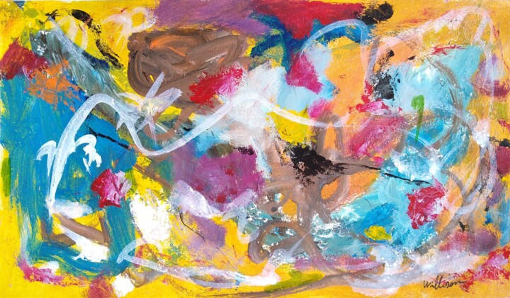 Pintura intitulada "sem título opus21" por Wiliam Jones Araujo Mota (william mota), Obras de arte originais, Acrílico