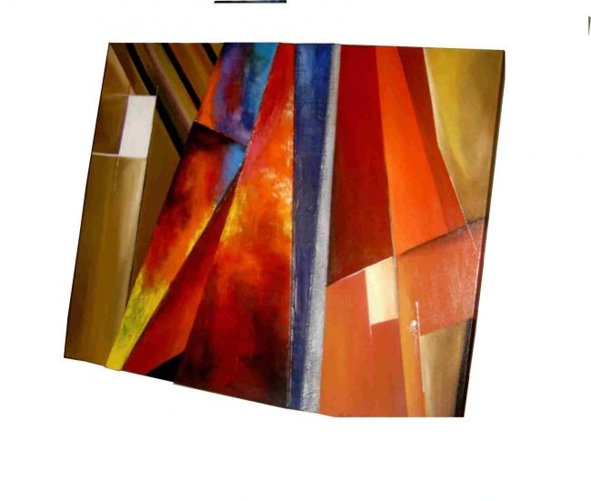 Painting titled "ABSTRATO" by Williane Tabosa, Original Artwork