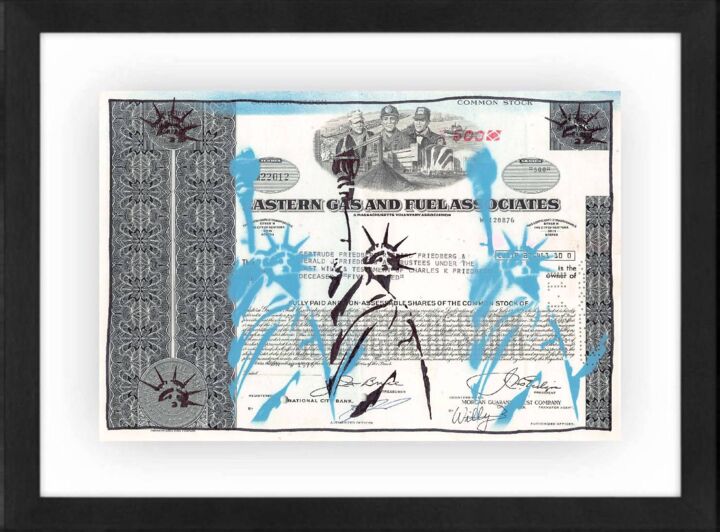 "Liberty x6" başlıklı Tablo Willy B tarafından, Orijinal sanat, Akrilik