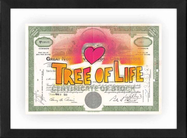 Malarstwo zatytułowany „Tree of Life” autorstwa Willy B, Oryginalna praca, Akryl