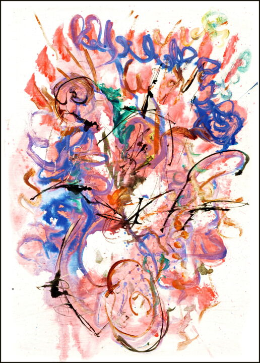 Рисунок под названием "bouquet  96.jpg" - Dima Wilms, Подлинное произведение искусства, Акрил