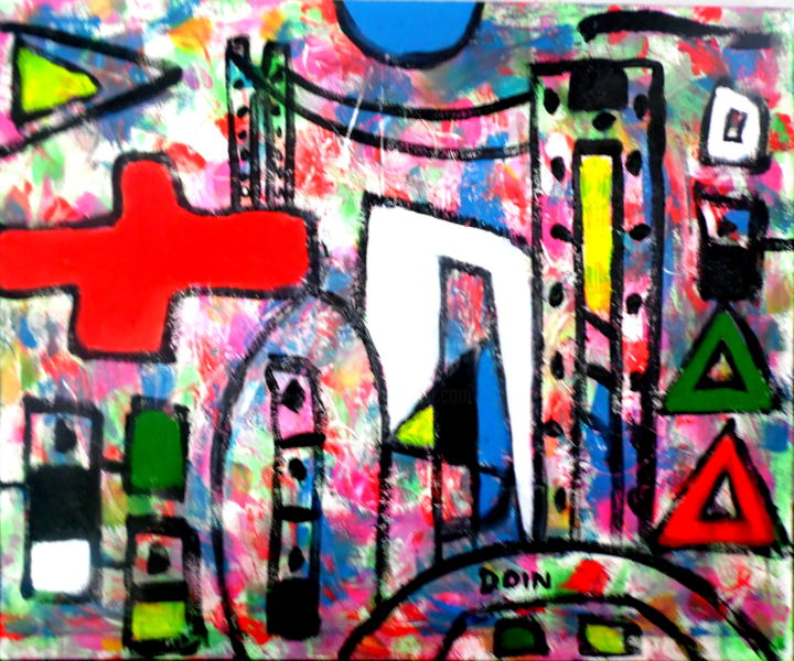 Pintura intitulada "sam-2303.jpg" por Wilson Lamberto Doin, Obras de arte originais, Acrílico