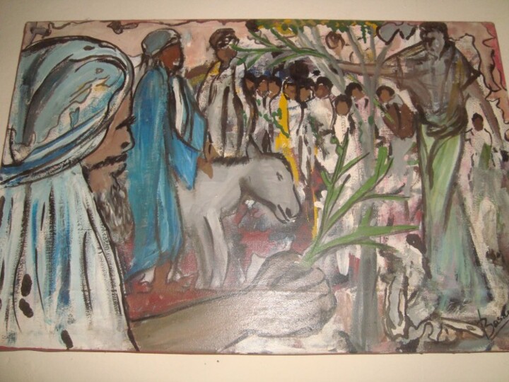 Painting titled "Rameux" by Windwaoga Alexandre Ouedraogo, Original Artwork