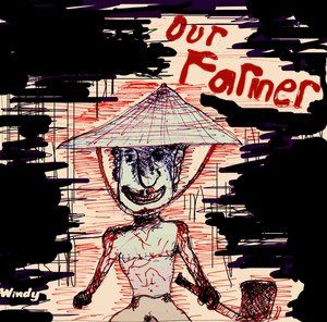 Drawing titled "Our Farmer" by Windyasari Septriani, Original Artwork, Other
