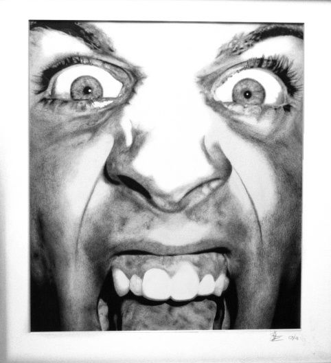 Zeichnungen mit dem Titel "The Scream" von Sancho Harker, Original-Kunstwerk, Andere
