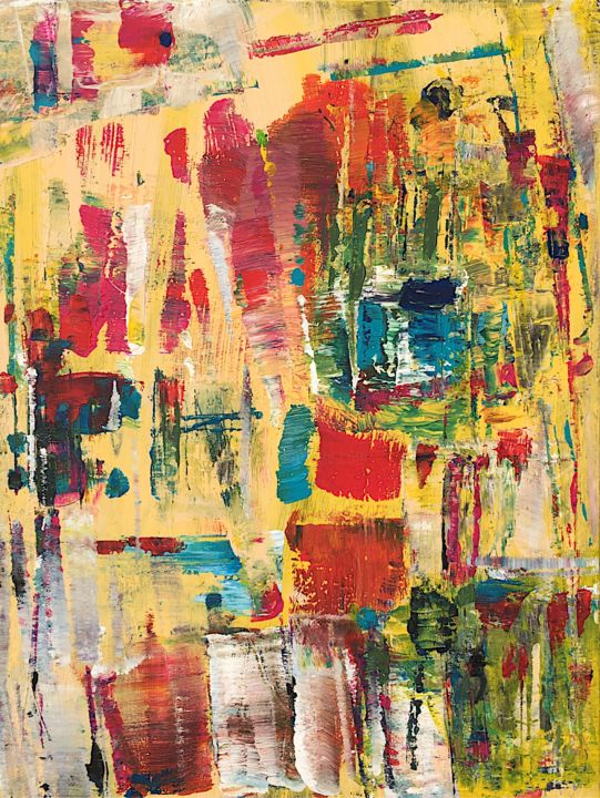 Painting titled ""alter ego"" by Wioleta Frączek, Original Art, Acrylic
