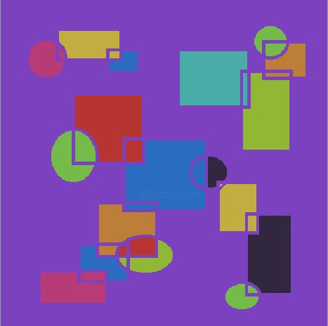 Цифровое искусство под названием "Purple Pixel" - Wizard, Подлинное произведение искусства, 2D Цифровая Работа