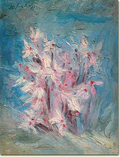 Pintura titulada "Cyclamen" por Joseph Matar, Obra de arte original