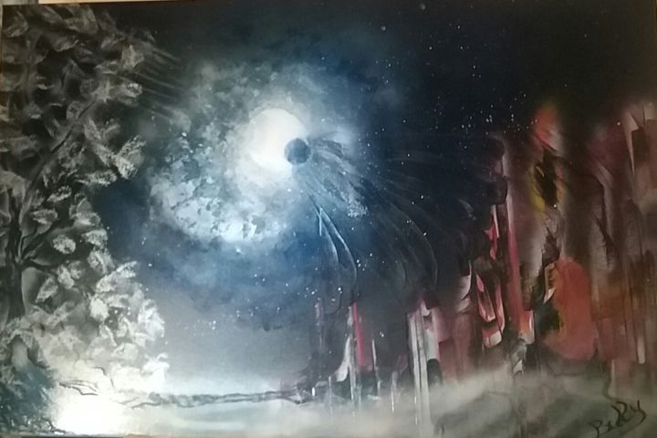 Peinture intitulée "La renaissance du m…" par Billy, Œuvre d'art originale, Bombe aérosol