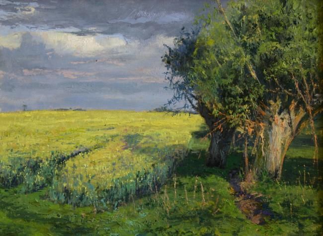 Malarstwo zatytułowany „Rapes before Storm” autorstwa Wojciech Gorecki, Oryginalna praca