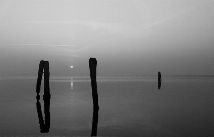 Fotografie mit dem Titel "Pellestrina/Venedig" von Wolfgang Tolk, Original-Kunstwerk