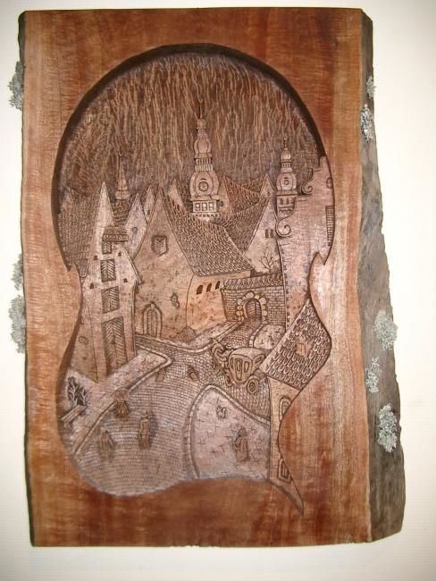 Rzemiosło artystyczne zatytułowany „Старая старая Рига” autorstwa Юра Моисейков, Oryginalna praca