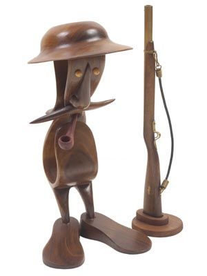 Sculpture titled "Hunter" by Vasil Tabakov, Original Artwork