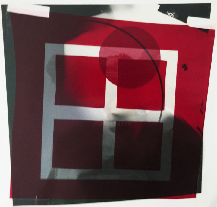 Collages titled "ruby window (film c…" by W00l, Original Art, Tape