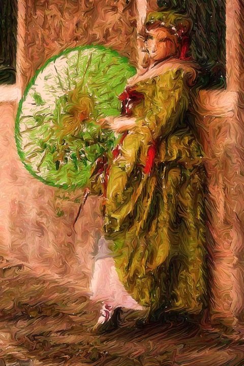 Arte digital titulada "Masquerade #004" por Mikhail Solovyov, Obra de arte original, Pintura Digital