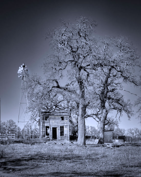 Photographie intitulée "Gillespie County TX" par Patrick O'Brien, Œuvre d'art originale, Photographie numérique