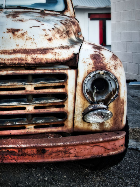 Fotografie getiteld "Studebaker Pickup" door Patrick O'Brien, Origineel Kunstwerk, Digitale fotografie