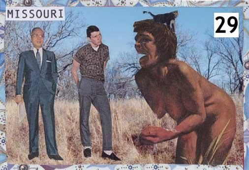 Collages titled "beasty" by Stella Stella, Original Art,