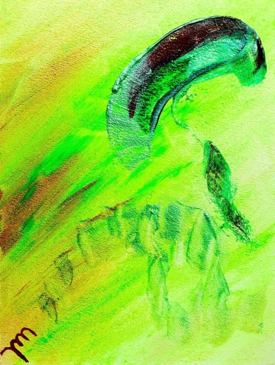 Картина под названием "Your stranger" - Елизавета Беляева, Подлинное произведение искусства, Акрил