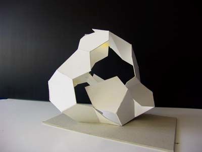 雕塑 标题为“多面性” 由Xinming Wang, 原创艺术品, 纸