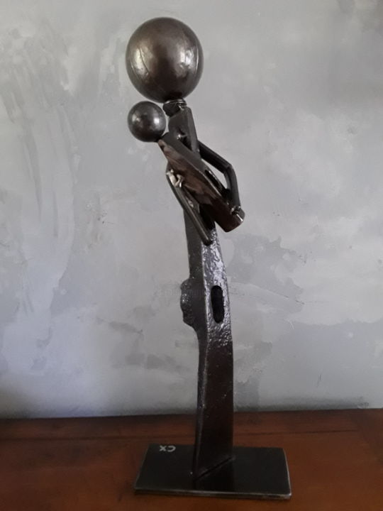 Sculpture titled "Présentation de l e…" by Xavier Crasquin, Original Artwork