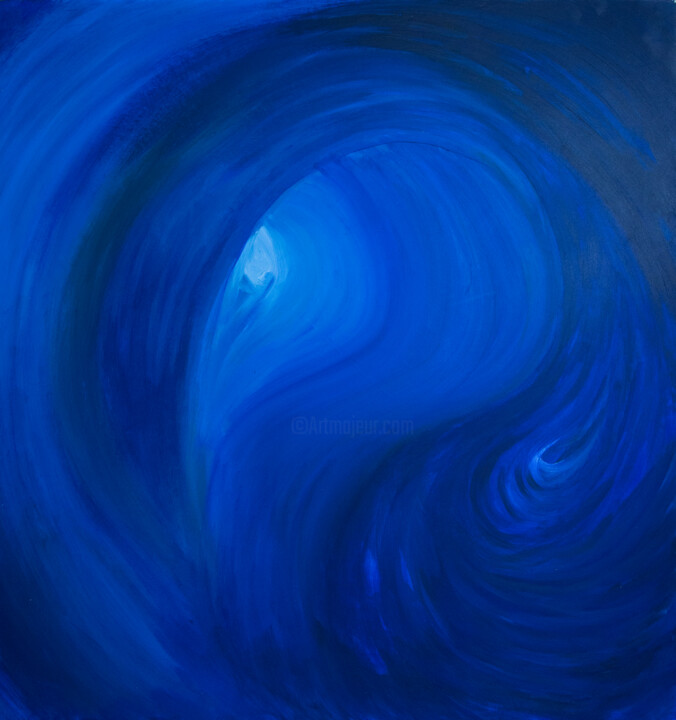 Peinture intitulée "Tsunami" par Xavier D'Ambra, Œuvre d'art originale, Acrylique