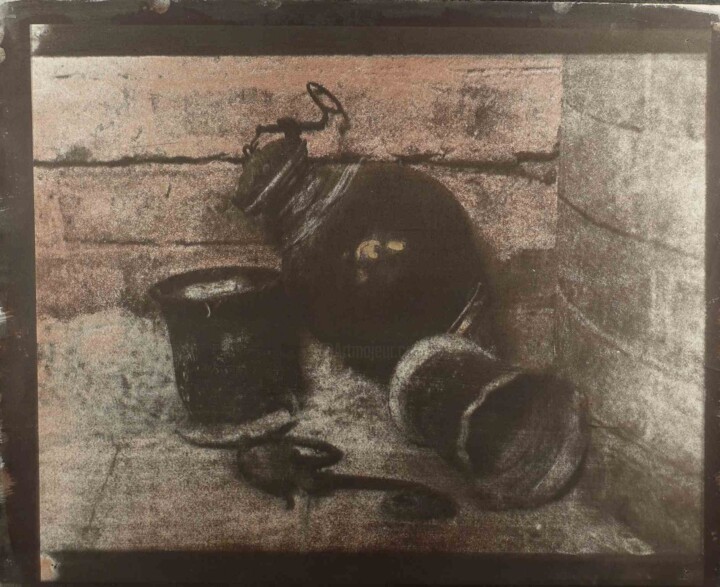 Fotografía titulada "Still life, Pisa" por Xavier Debeerst, Obra de arte original, Monotipia