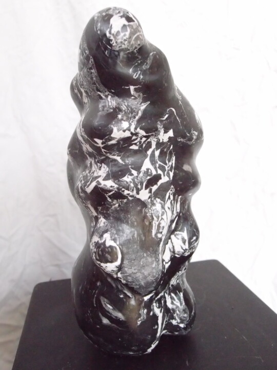 Sculpture intitulée "La déesse de l'orage" par Xavier Malbreil, Œuvre d'art originale, Pierre