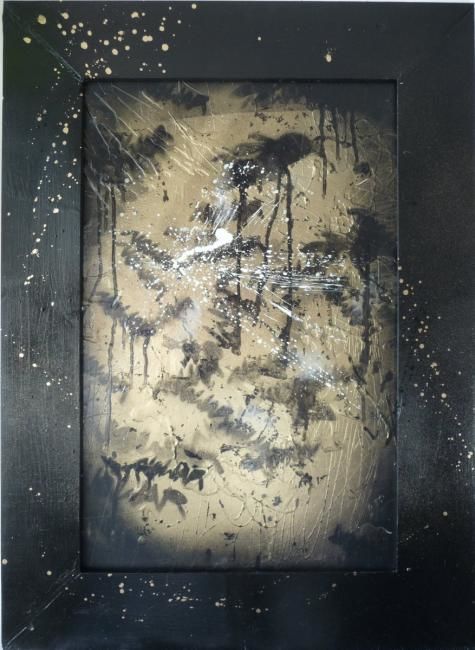 Peinture intitulée "DELID'OR 2" par Xavier Weber, Œuvre d'art originale, Huile