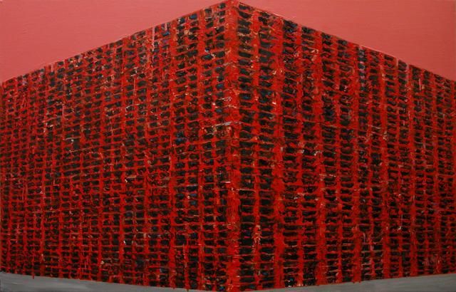 Peinture intitulée "paysage de palettes…" par 项南, Œuvre d'art originale,