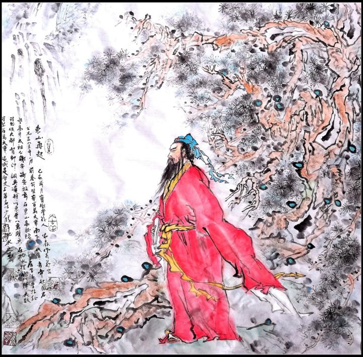 Peinture intitulée "Stage comeback" par Rongsong Xie Xie Rong Song, Œuvre d'art originale, Pigments