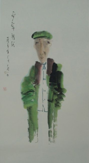 Peinture intitulée "１０三尺整张" par Ge Xing, Œuvre d'art originale