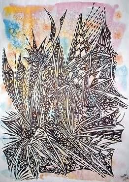Drawing titled "Citadelle" by Murielle Poix, Original Artwork, Other