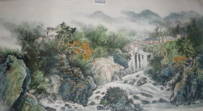 Painting titled "9" by Cong Xiao Li Xiaoli Cong, Original Artwork, Oil