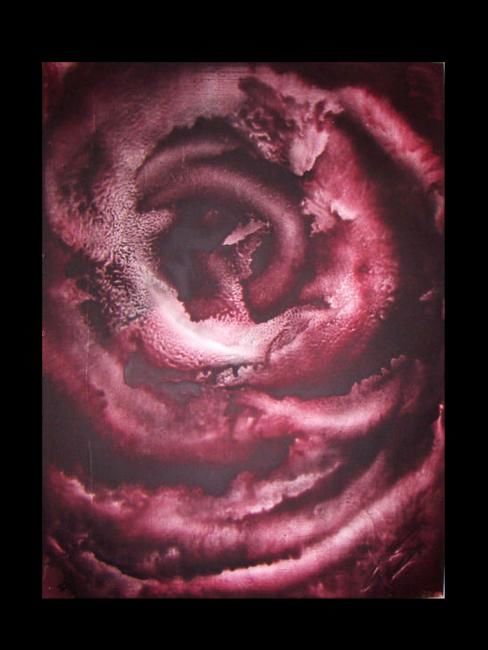 Painting titled "rose" by Xavier Xanta, Original Artwork