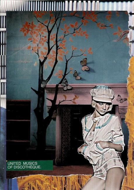 Collages getiteld "United Musics of Di…" door Alexandra Stirling, Origineel Kunstwerk