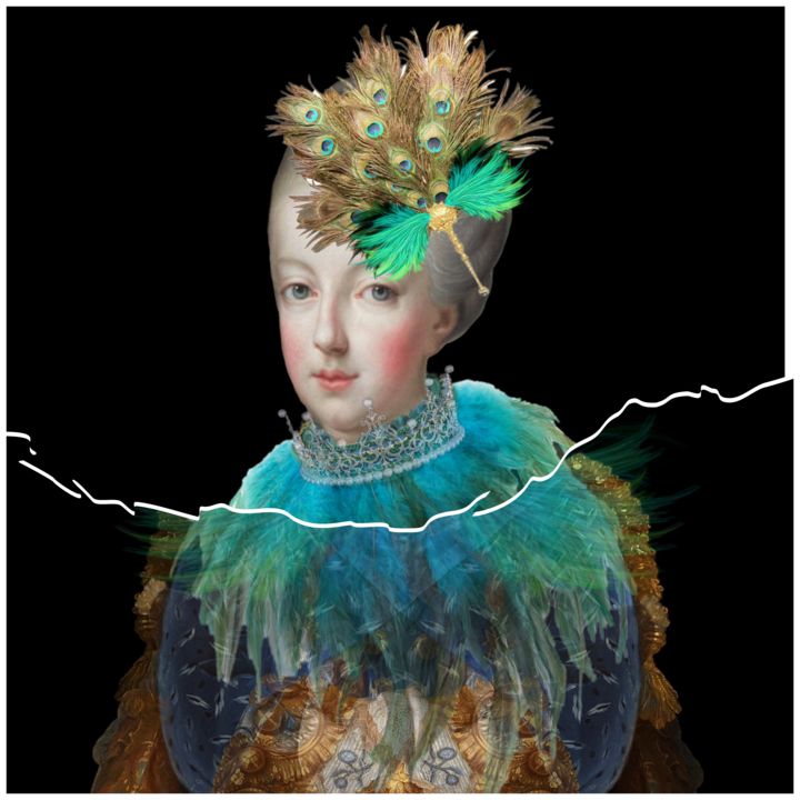 Fotografia intitolato "The French queen 2" da Xtofer, Opera d'arte originale, Fotografia digitale