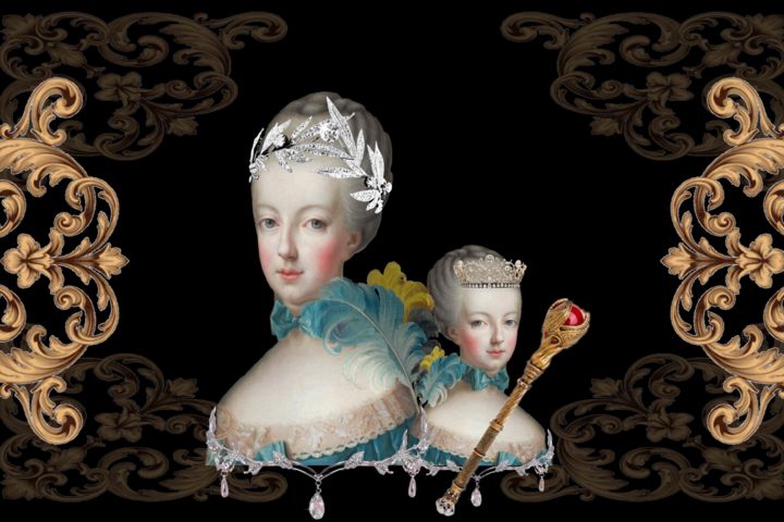 「Marie Antoinette R2」というタイトルの写真撮影 Xtoferによって, オリジナルのアートワーク, デジタル